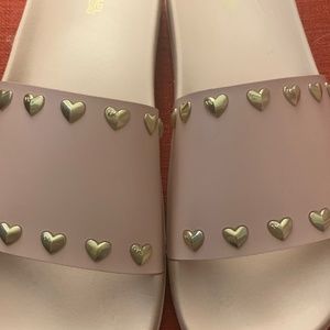 Michael Kors pink slides